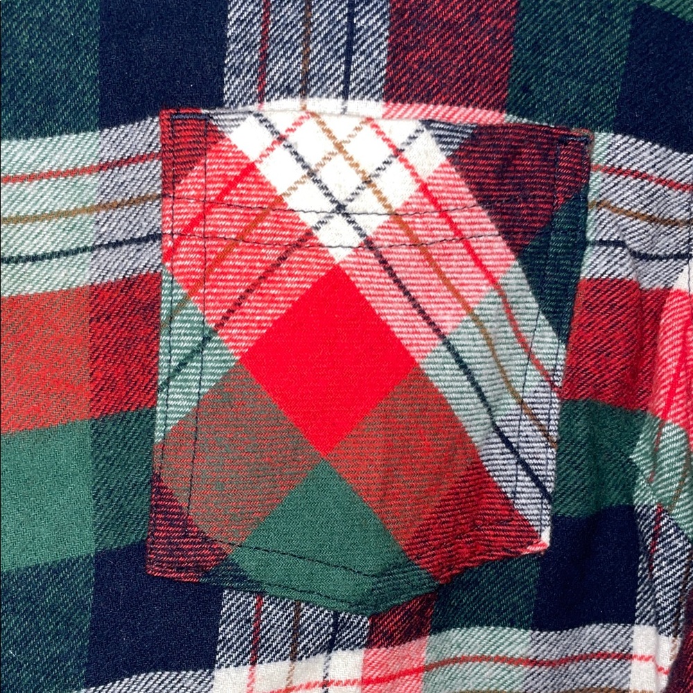 Legendary Whitetails Red and Green Plaid Button Down Shirt - Picture 3 of 6